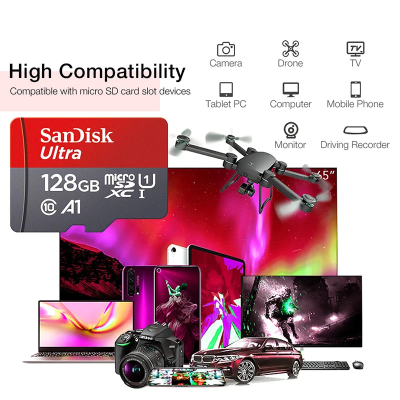 Ultra Micro SD/TF Card – 32GB/64GB/128GB/256GB Memory Card