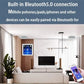 Mini Touch Screen Bluetooth Wall Amplifier – 4×25W Stereo PA System