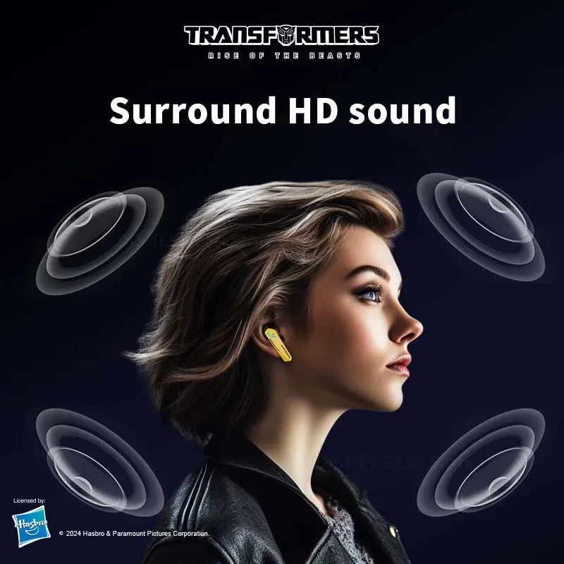 Transformers TF-T10 Bluetooth Earphones – Gaming, Low Latency, Dual Mode