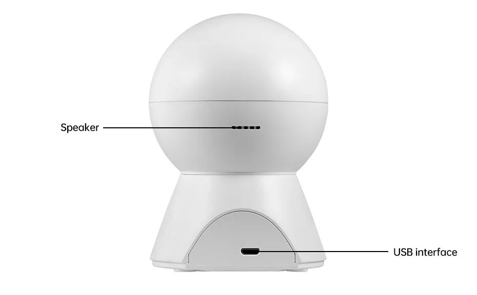 KERUI 5MP 4K Mini WiFi Camera – Tuya Smart AI Indoor Security