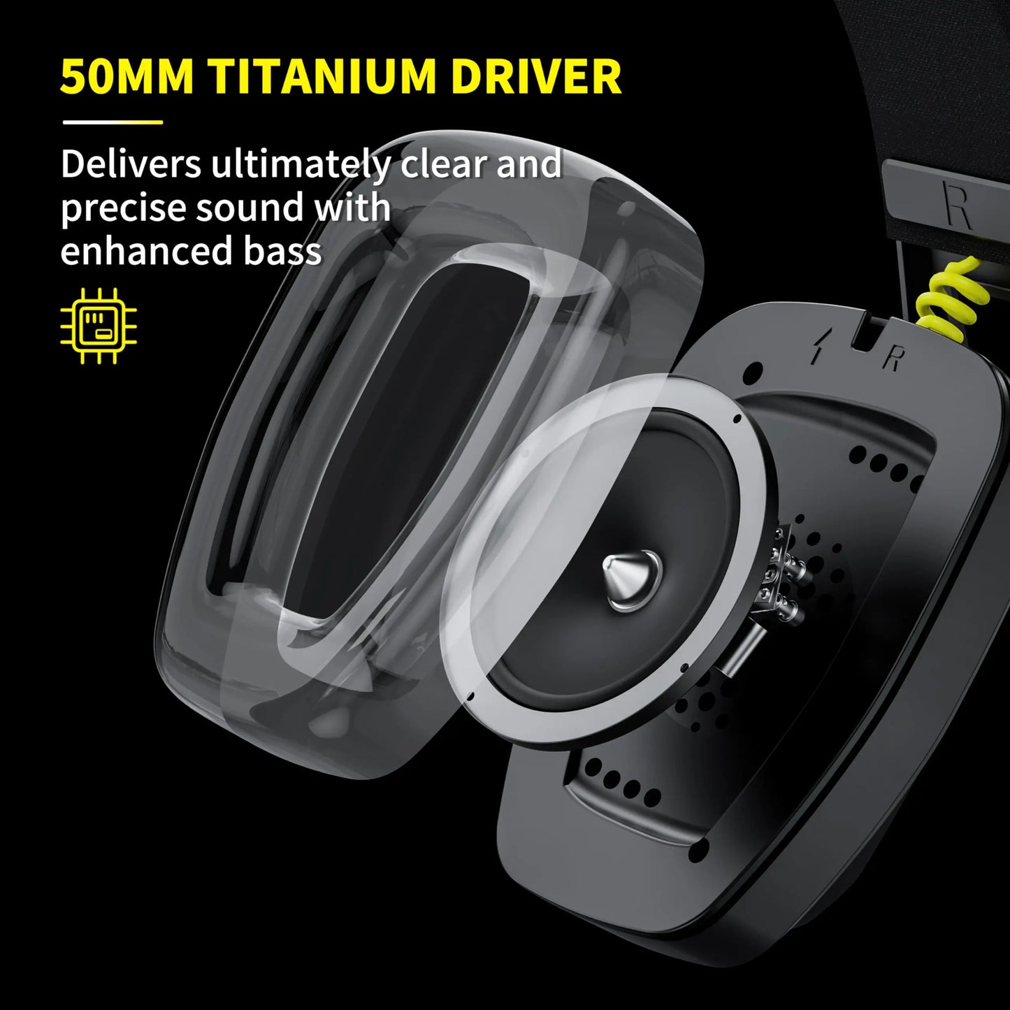BINNUNE BW06 Wireless Gaming Headset – 2.4GHz & Bluetooth, Mic for PS5/PC