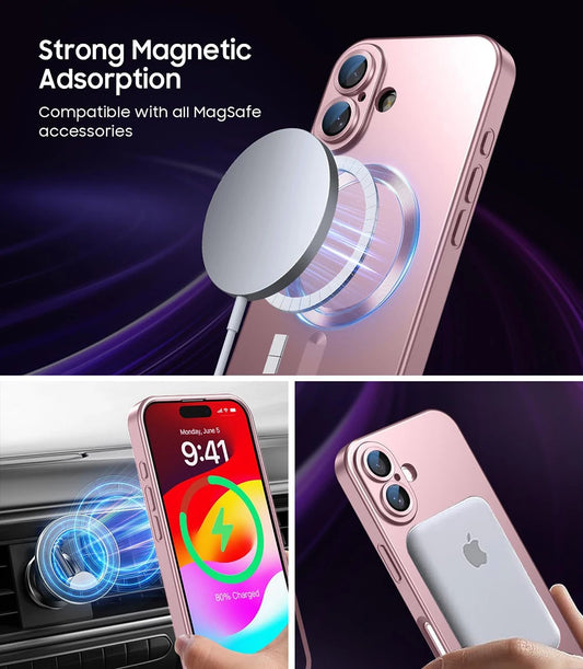 MagSafe Magnetic Wireless Charging Case – iPhone 11–16 Pro/Max