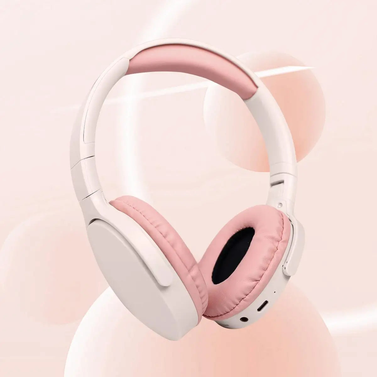 Fashion Bluetooth Over-Ear Headphones – Deep Bass, Sports Stereo, Long Battery