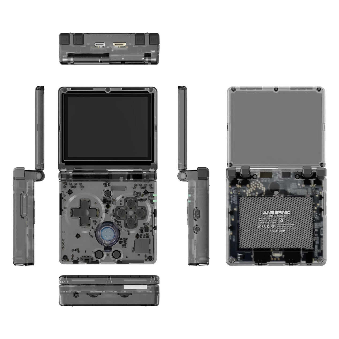 ANBERNIC RG35XXSP Flip Game Console – 3.5'' IPS, HDMI, WiFi & Bluetooth