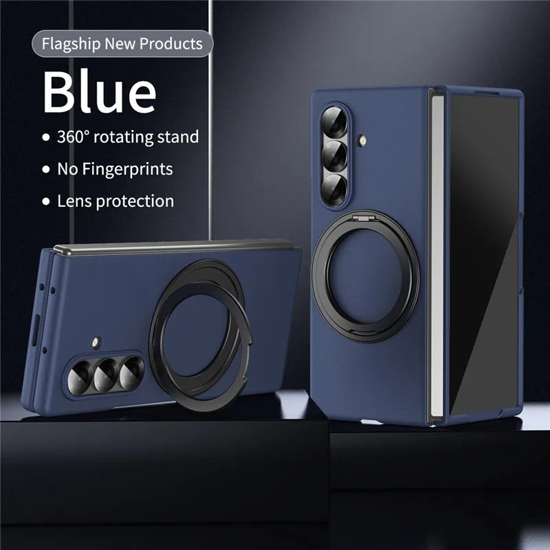 Magnetic Ring Case – Samsung Galaxy Z Fold 7, MagSafe & Wireless Charging