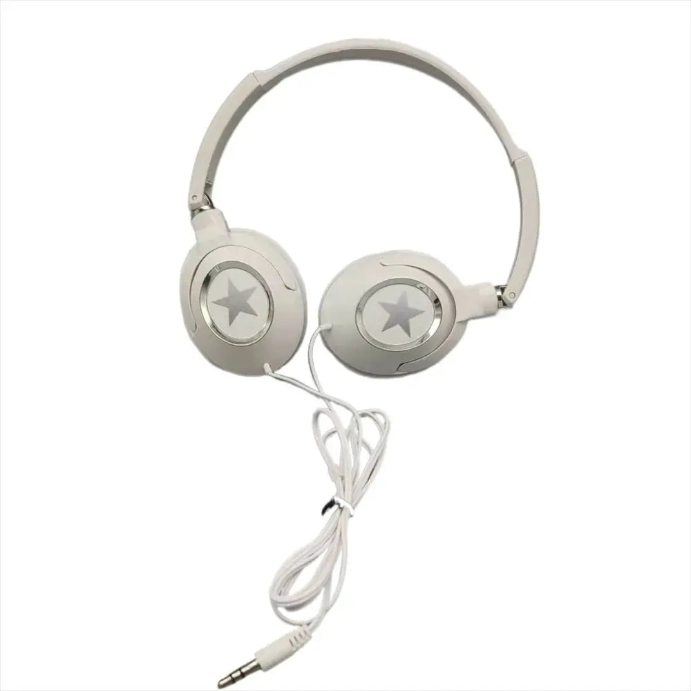 Wired Over-Ear Headphones – HiFi Bass, Stereo Music, Adjustable for PC & Mobile