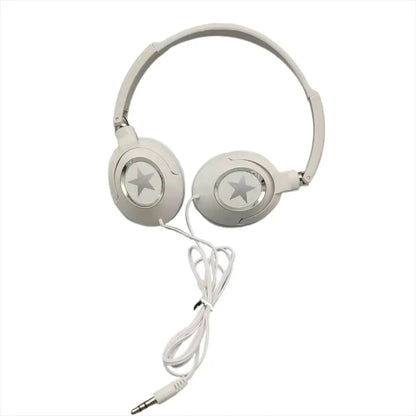 Wired Over-Ear Headphones – HiFi Bass, Stereo Music, Adjustable for PC & Mobile