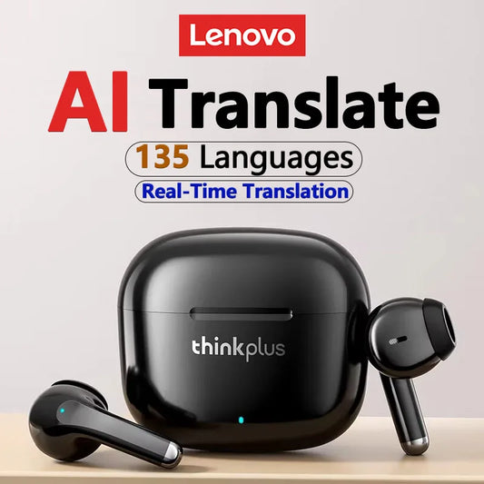 Lenovo LP40 Pro TWS Earbuds – Real-Time Translation, Bluetooth, AI, Travel