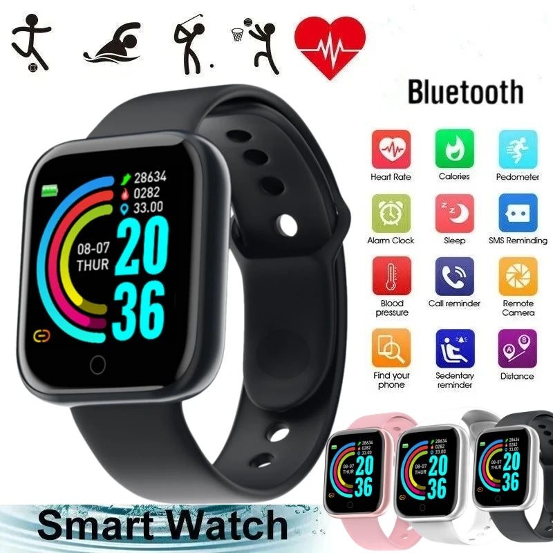 Smart Watch for Men & Women – Bluetooth, Music, Fitness & Health Monitor
