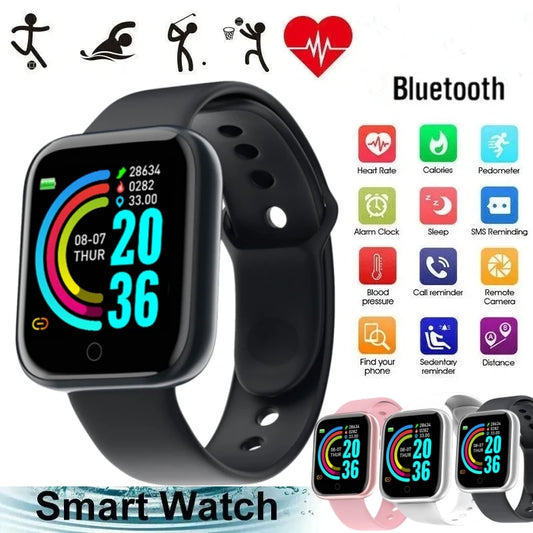 Smart Watch for Men & Women – Bluetooth, Music, Fitness & Health Monitor