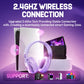 Picun G1 Wireless Gaming Headset – 3D Surround, ENC Mic, PS5/PC/Phone