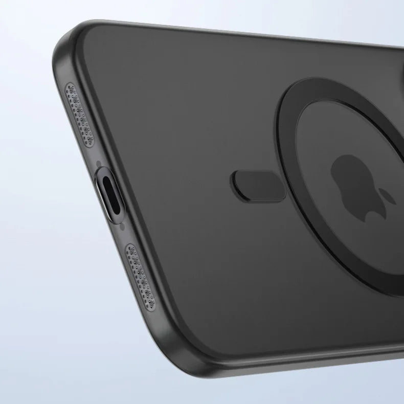 Luxury Matte iPhone Case – MagSafe & Wireless Charging (iPhone 11–17)