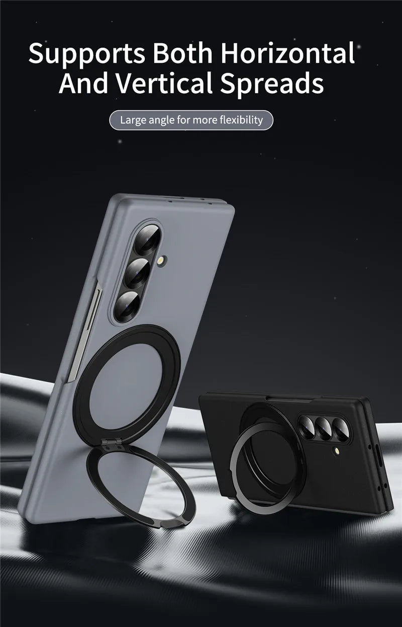 Magnetic Ring Case – Samsung Galaxy Z Fold 7, MagSafe & Wireless Charging