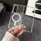 Samsung Z Fold 7 Clear Magnetic Case – MagSafe & Wireless Charging