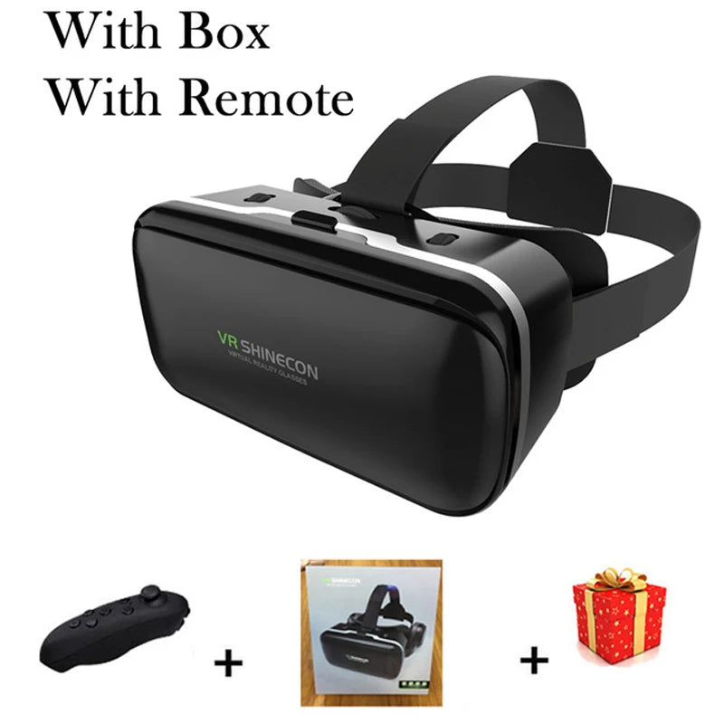 VR Shinecon 10.0 3D VR Helmet – Smartphone Virtual Reality Headset