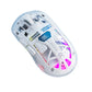 FreeWolf A2 Transparent RGB Gaming Mouse – Wireless, Battery Display, Dual Mode