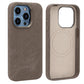 Full-Wrap Magnetic Alcantara Case – Luxury Suede Leather for iPhone 16 Pro/Max