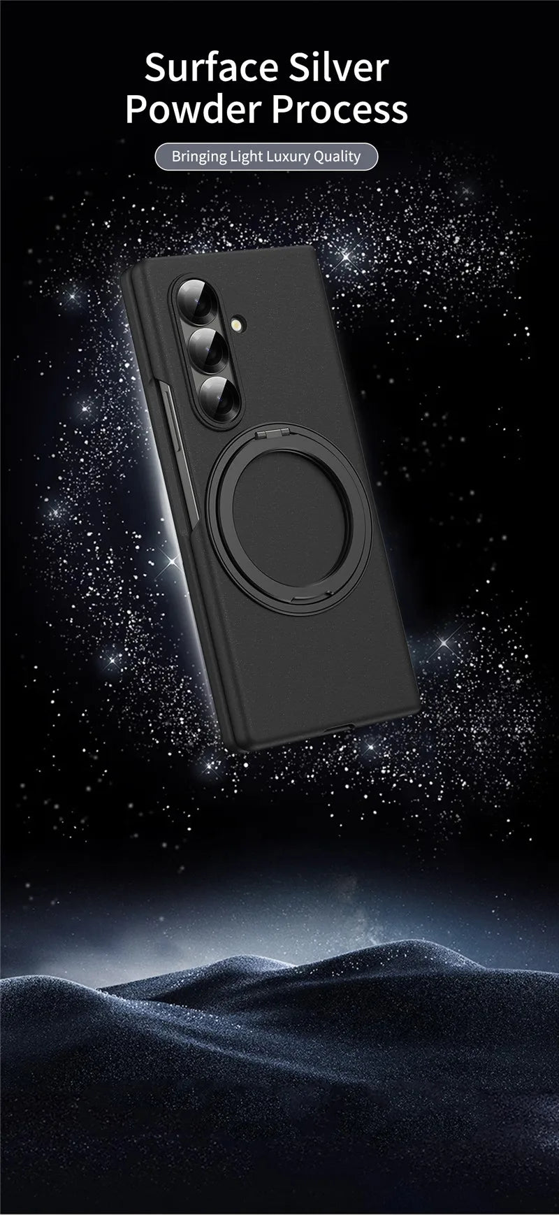 Magnetic Ring Case – Samsung Galaxy Z Fold 7, MagSafe & Wireless Charging