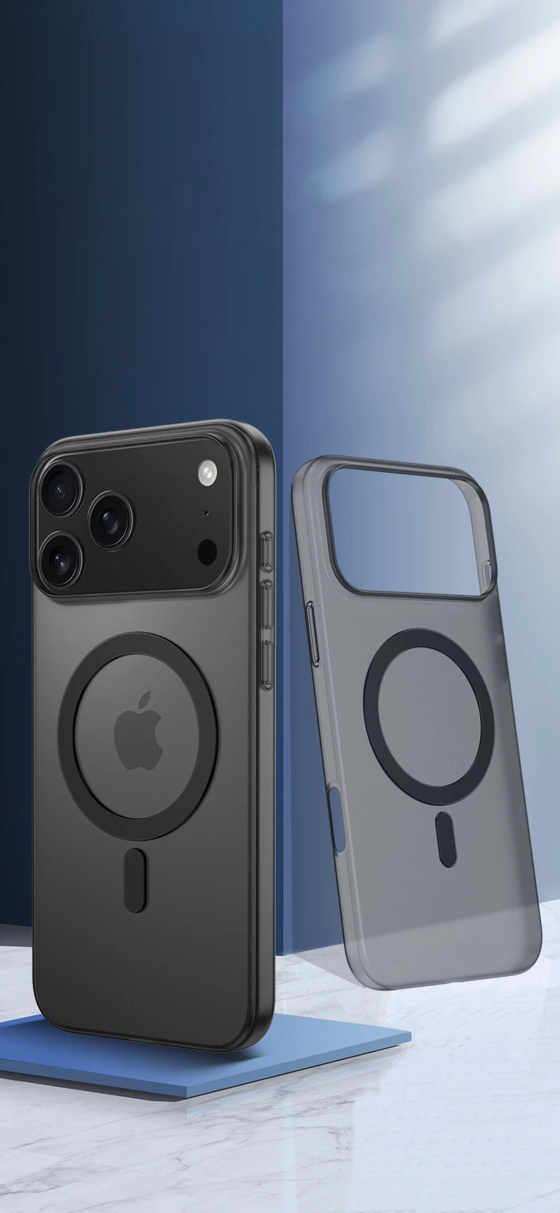 Luxury Matte iPhone Case – MagSafe & Wireless Charging (iPhone 11–17)