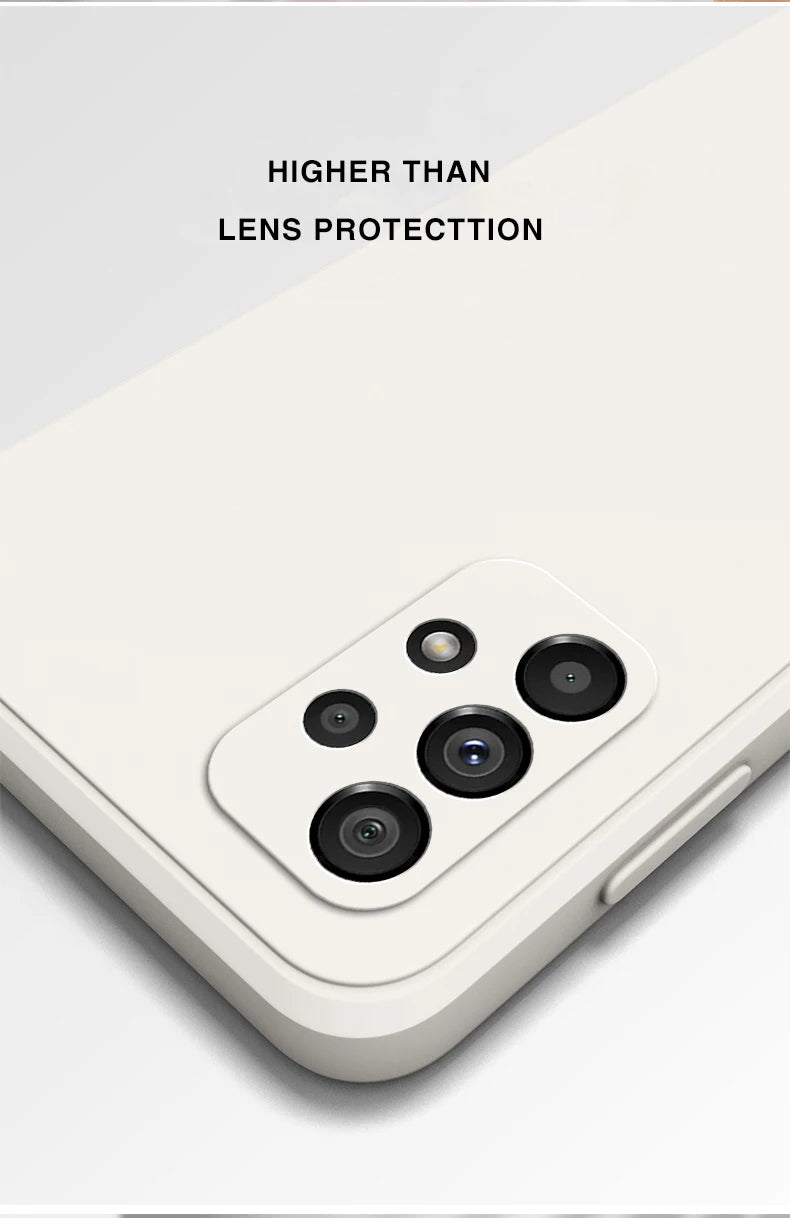 Original Silicone Case – Samsung A13–A73 Series, Camera Protection