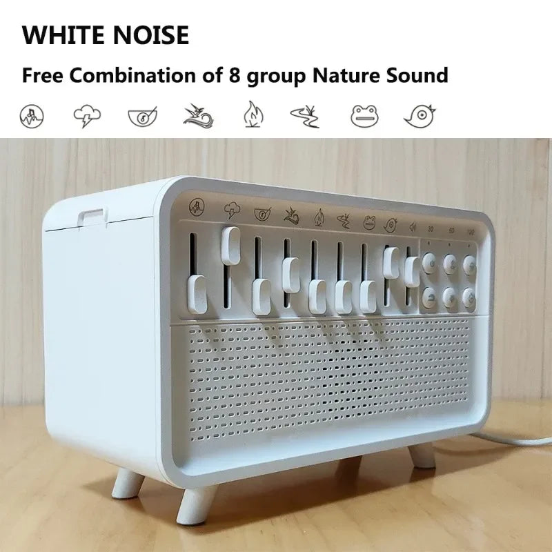 4-in-1 HIFI Bluetooth Speaker – White Noise, Night Light, Humidifier & Sleep Aid