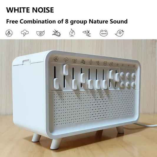 4-in-1 HIFI Bluetooth Speaker – White Noise, Night Light, Humidifier & Sleep Aid