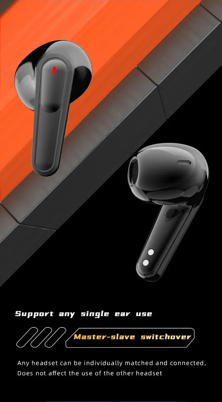PRO90 Bluetooth 5.3 TWS Earbuds – LED, Stereo, Touch, Noise Cancel