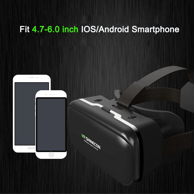 VR Shinecon 10.0 3D VR Helmet – Smartphone Virtual Reality Headset
