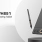 GAOMON WH851 Wireless Graphics Tablet – 16K Pen Pressure, 8x5'' Drawing Pad